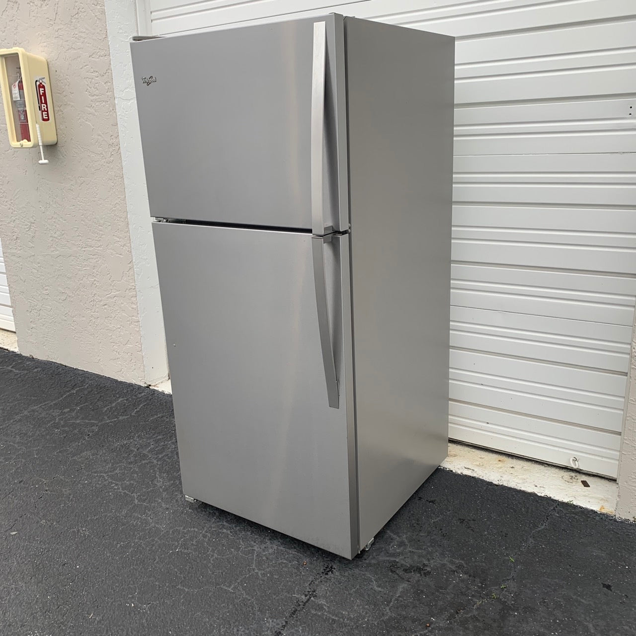Whirlpool Stainless Steel Top and Bottom Refrigerator Whirlpool Stainless Steel Top and Bottom Refrigerator